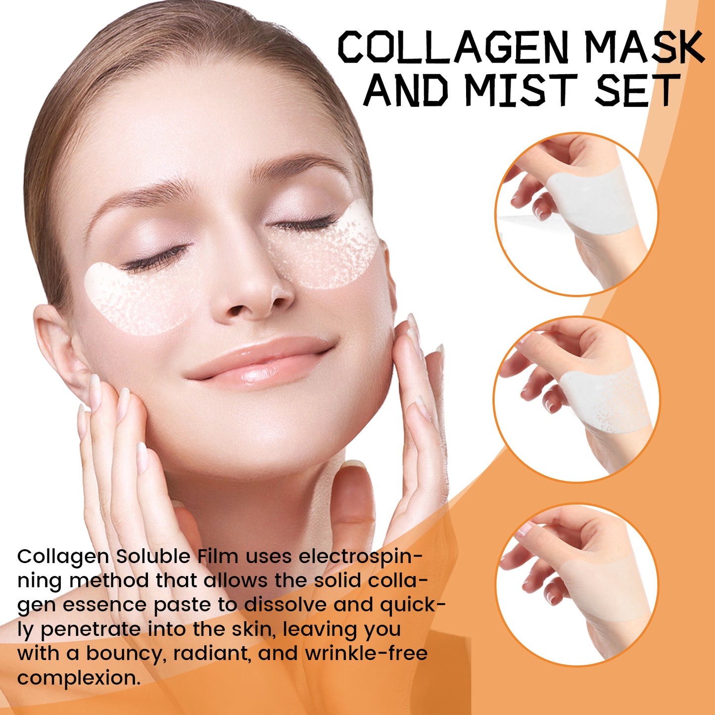 Cloud Collagen: Collagen Eye Mask Spray Set